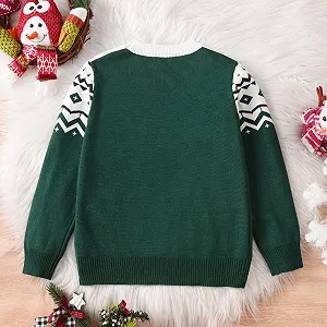 Різдвяний джемпер для хлопчиків Круглий виріз ціна на synthetic.ua - Фото 1 Різдвяний джемпер для хлопчиків Круглий виріз synthetic.ua - Фото 1