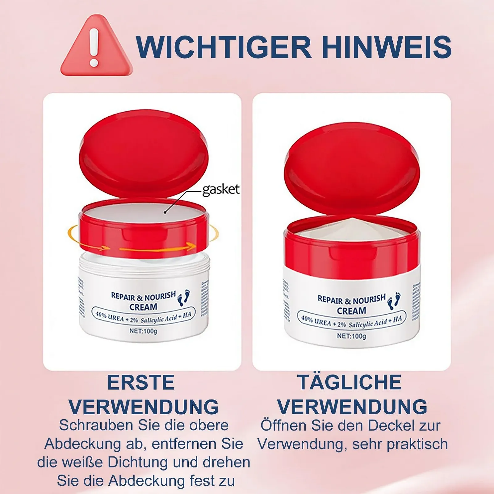 Крем для ног Urea 40 для восстановления и питания кожи, фото №7