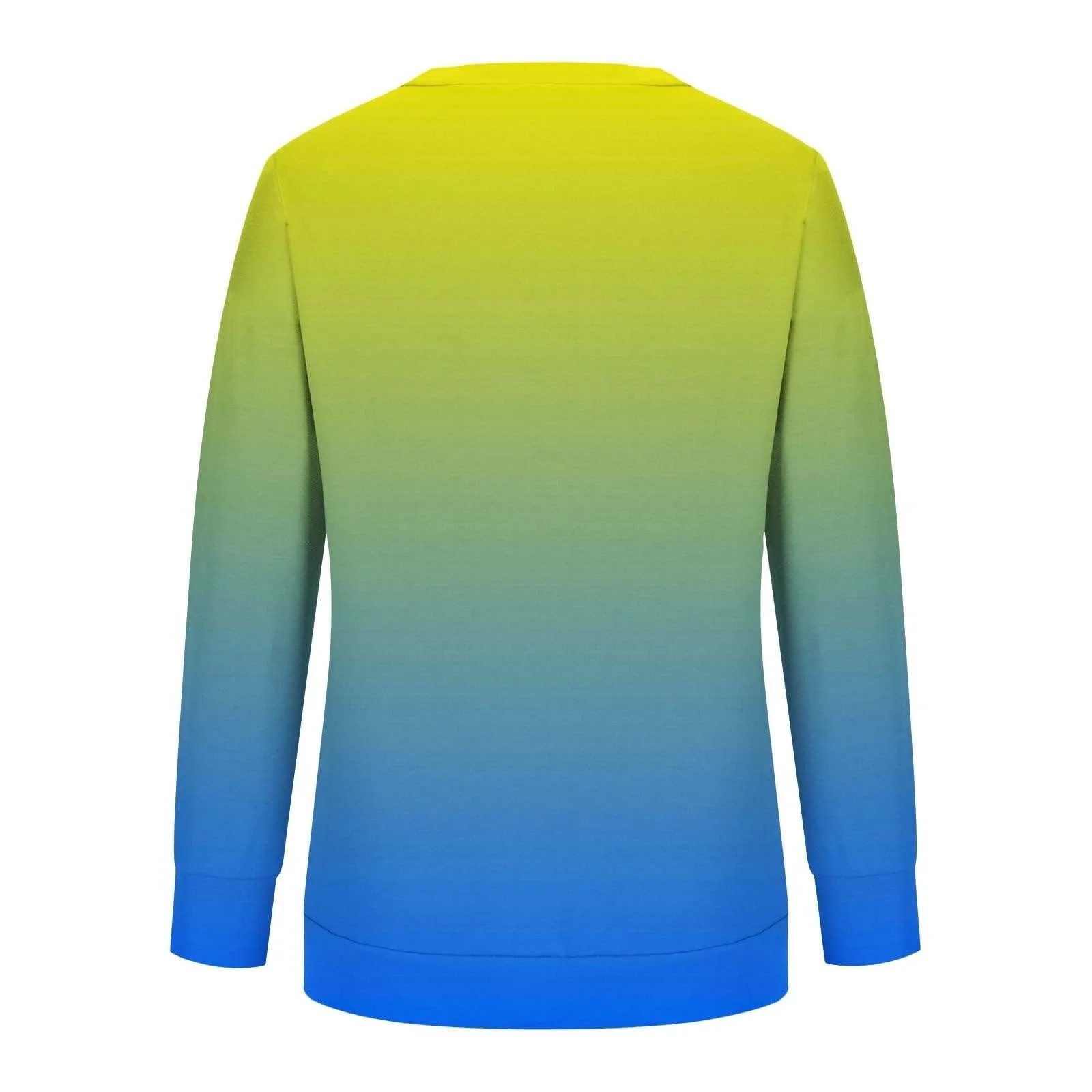 Женский Свитшот Qixiu Повседневный Свободный Пуловер с круглым вырезом и длинными рукавами, фото №3