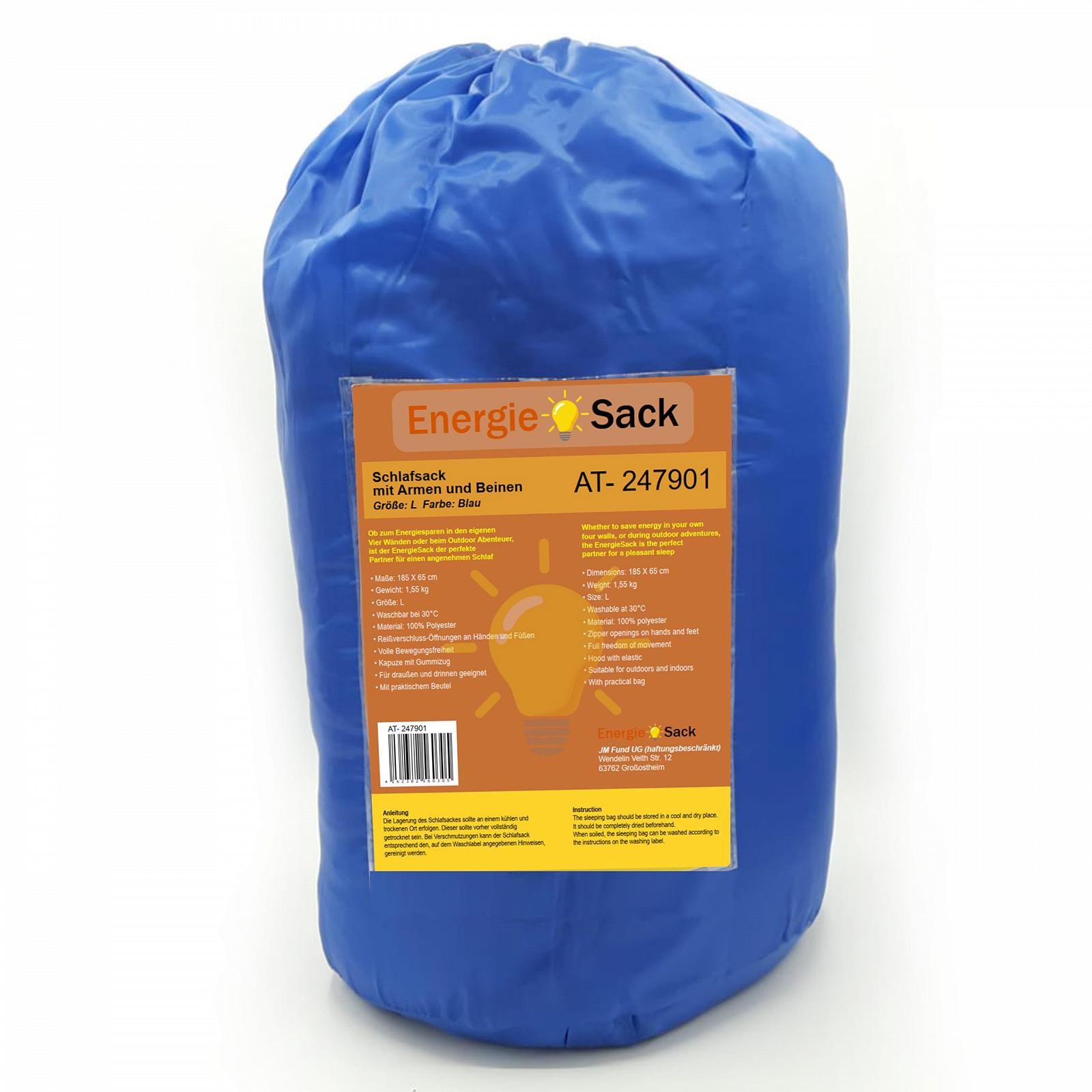 Спальний Мішок EnergieSack з Руками і Ногами Водонепроникний, фото №5 Спальний Мішок EnergieSack з Руками і Ногами Водонепроникний, фото №5