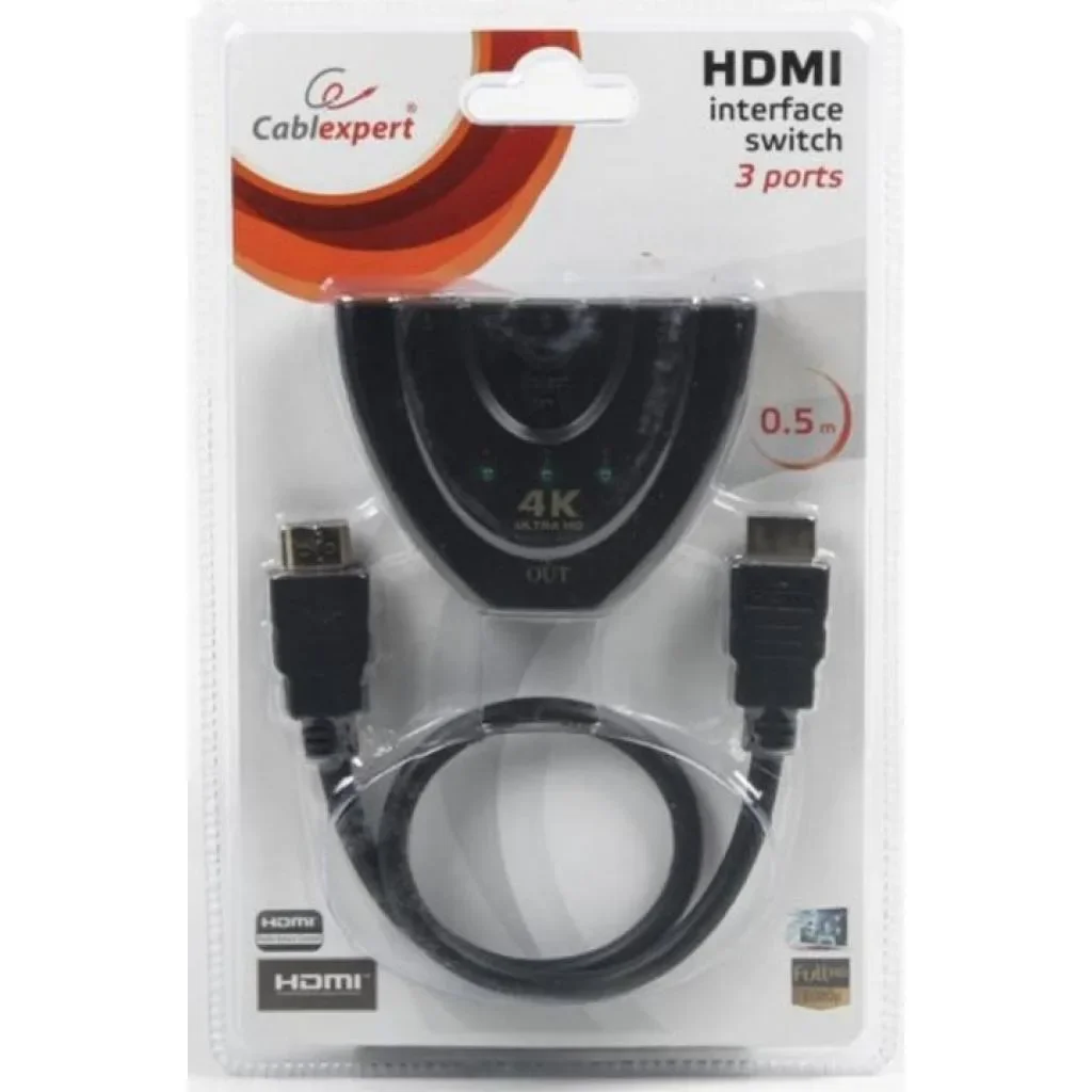 Коммутатор видео Cablexpert DSW-HDMI-35, фото №5 Коммутатор видео Cablexpert DSW-HDMI-35, фото №5