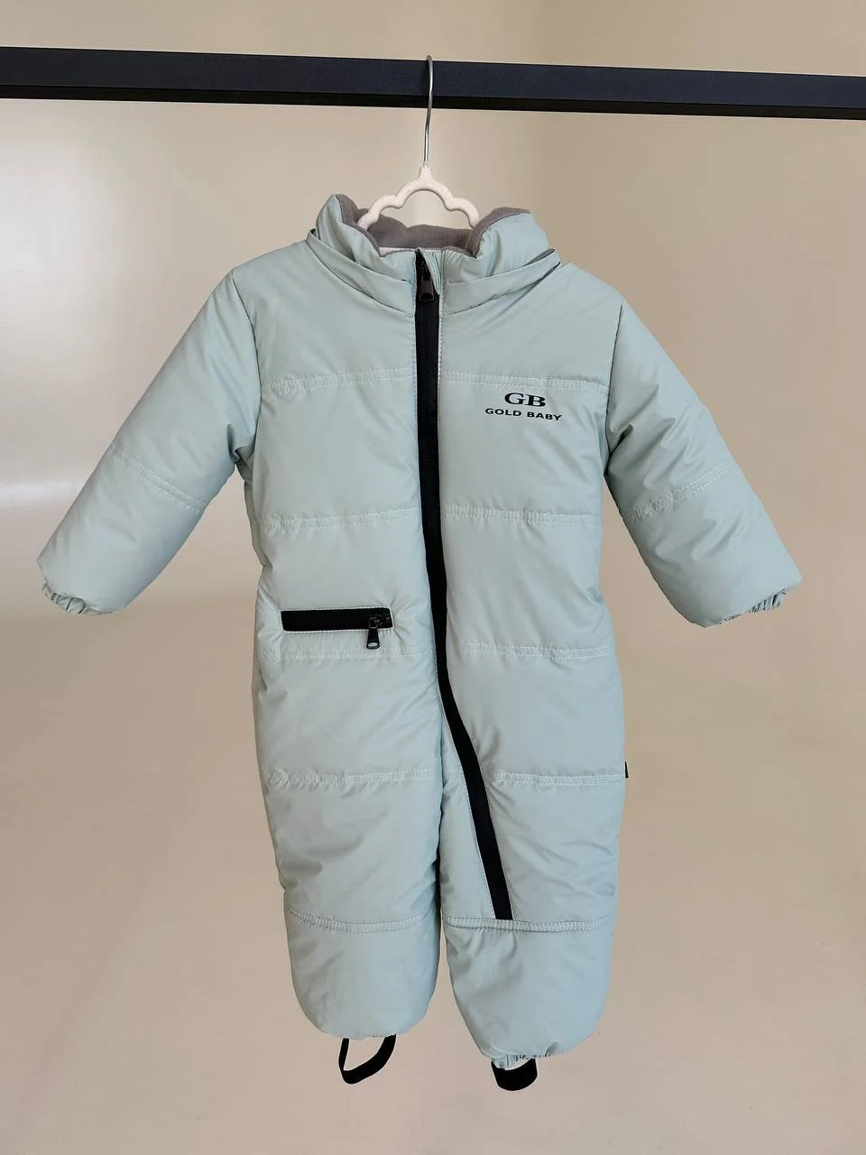 Демісезонний дитячий комбінезон 74р весна/осінь Голд мята, фото №3 Демісезонний дитячий комбінезон 74р весна/осінь Голд мята, фото №3