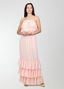 Платье MOZAH S Пудровый (ND-926-4-Powder) synthetic.ua - Фото 1