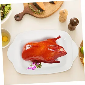 Керамическая форма для запекания NOLITOY с двойной ручкой термостойкая белая synthetic.ua - Фото 1