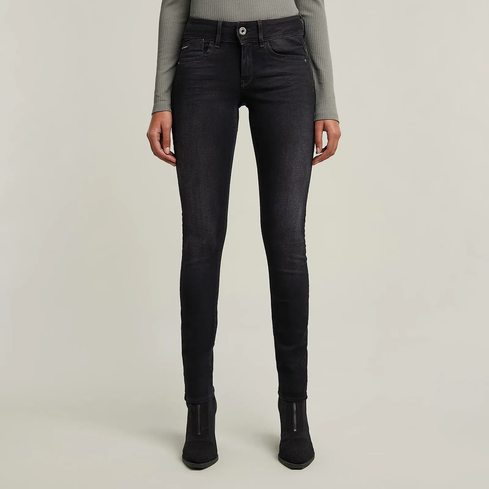 Женские джинсы G‑STAR RAW Lynn Mid Skinny Dusty Grey - 31, фото №1