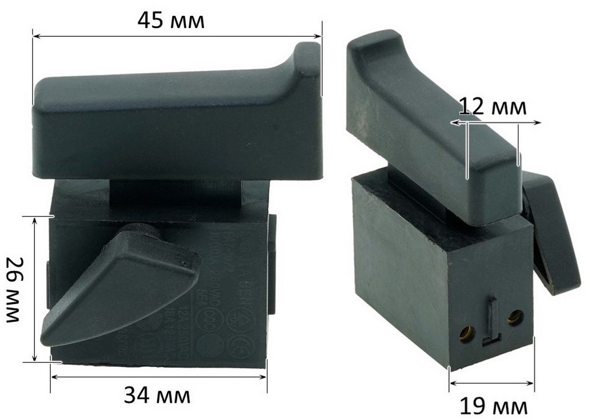 Кнопка для інструменту VJ Parts (12*45). Арт кн889, фото №5 Кнопка для інструменту VJ Parts (12*45). Арт кн889, фото №5