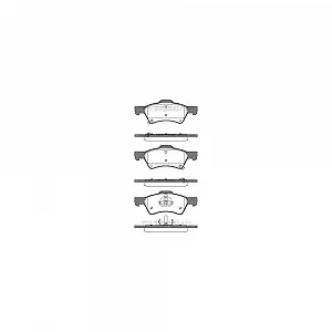 Комплект тормозных колодок дискового тормоза TRISCAN 8110 80535 для CHRYSLER DODGE - Фото 1