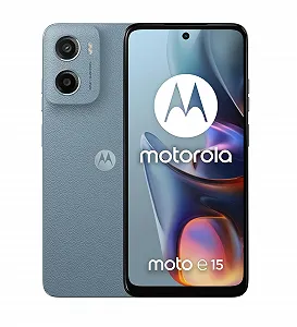 Смартфон Motorola Moto E15 2/64 GB 32 Мп Camera + Flicker Protection Sensor 6.67 дюйма HD+ 90 Гц Corning Gorilla Glass 3 5200 мАг MediaTek Helio G81 Extreme Android 14 Go Edition Misty Blue - Фото 1