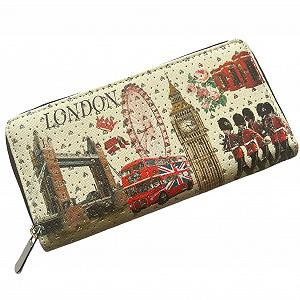 Кошелек Souvenirs London Женский кошелек Отделение для карт и монет Сумка Длинный кошелек на молнии Для девушек Женский кошелек Разноцветный 20 x 10 x 2.5 см Сувенир, разноцветный, сувенир - Фото 1