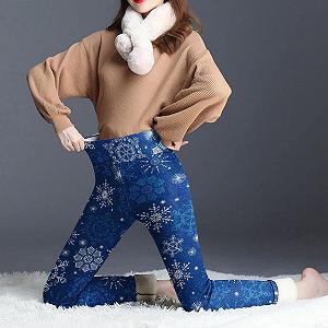 Тайтсы Fannyfuny Зимние Термо Леггинсы Женские с Высокой Талией, Для Бега, Пижама с Подкладкой, Толстые Повседневные , Узкие Леггинсы, Эластичные Термо , Непрозрачные Йога synthetic.ua - Фото 1