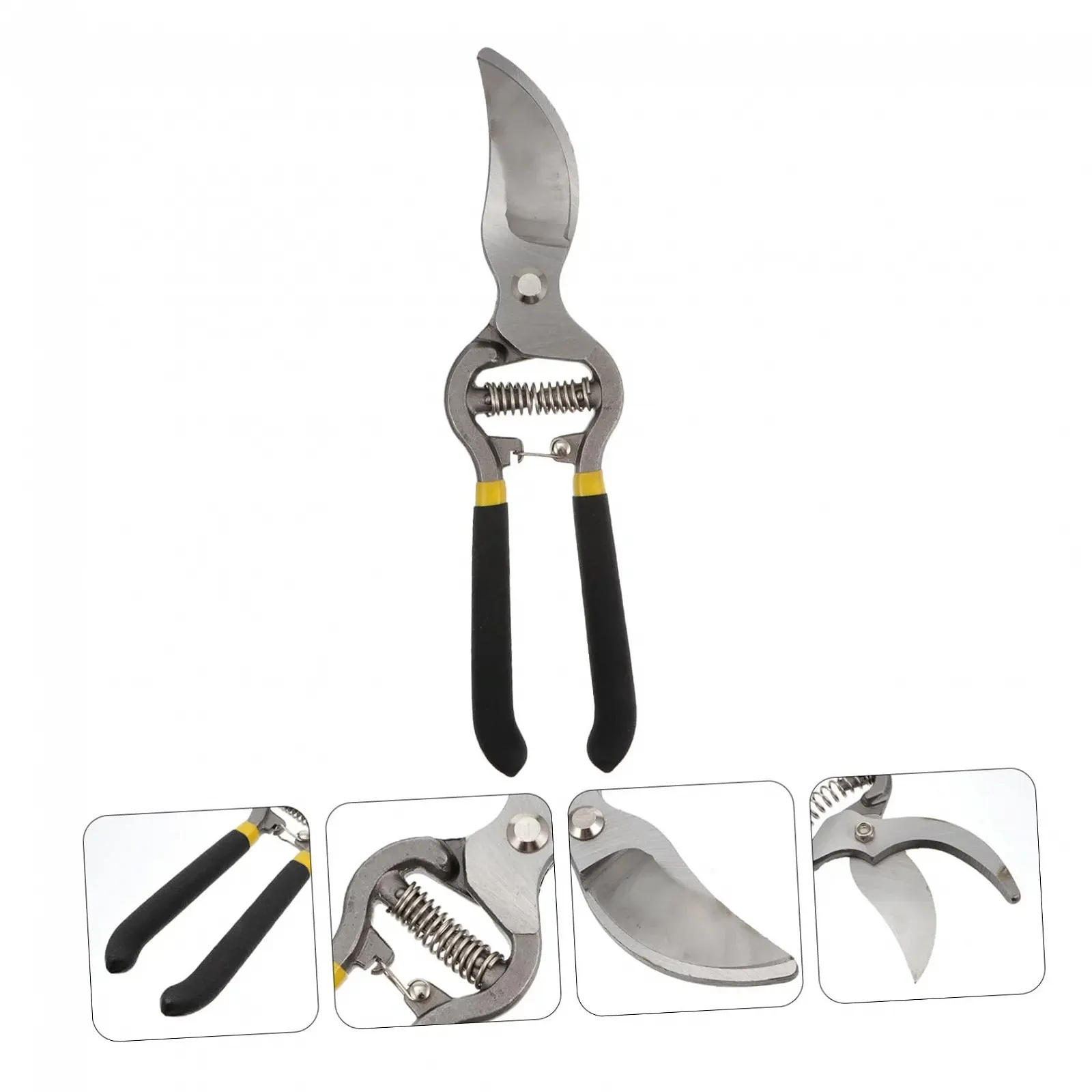 Садові ножиці Happyyami Сталь Black, фото №3