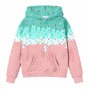 Пуловер для девочки-подростка Осенний худи на молнии, повседневный теплый свитшот с капюшоном, толстовки для мальчиков с длинными рукавами - Фото 1