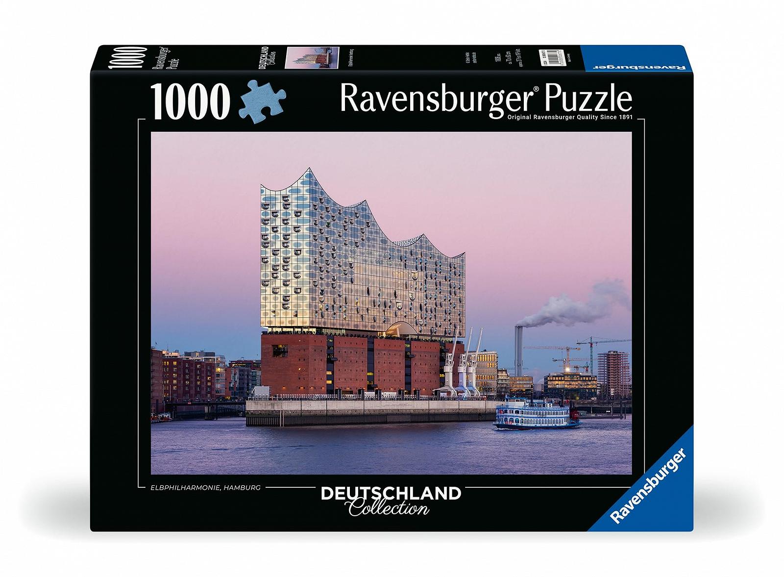 Пазл Ravensburger 12000677 Elbphilharmonie, Hamburg 1000 деталей, фото №2