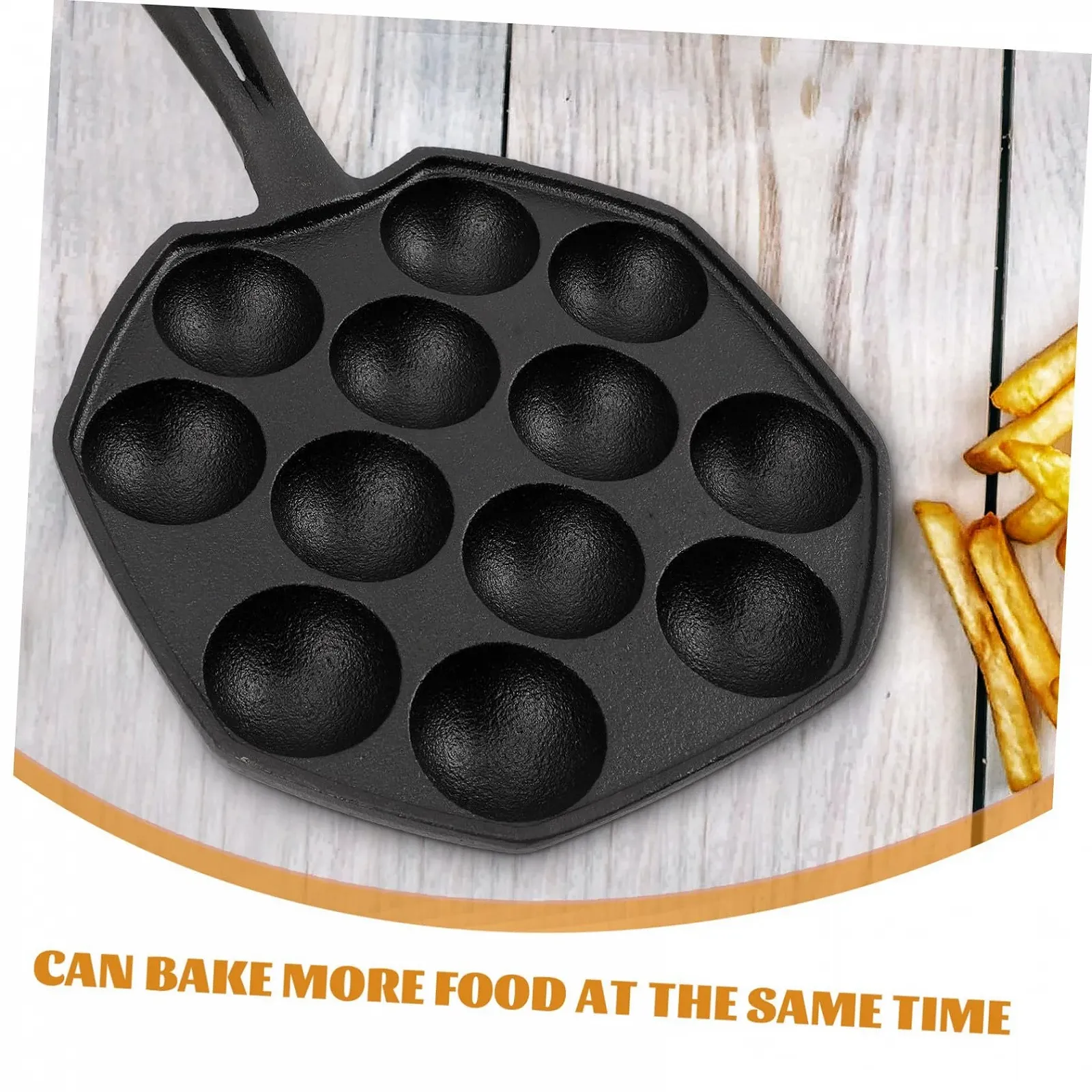 Форма для улиток Cabilock чугунная на 12 отверстий с ручками и аксессуарами, фото №9