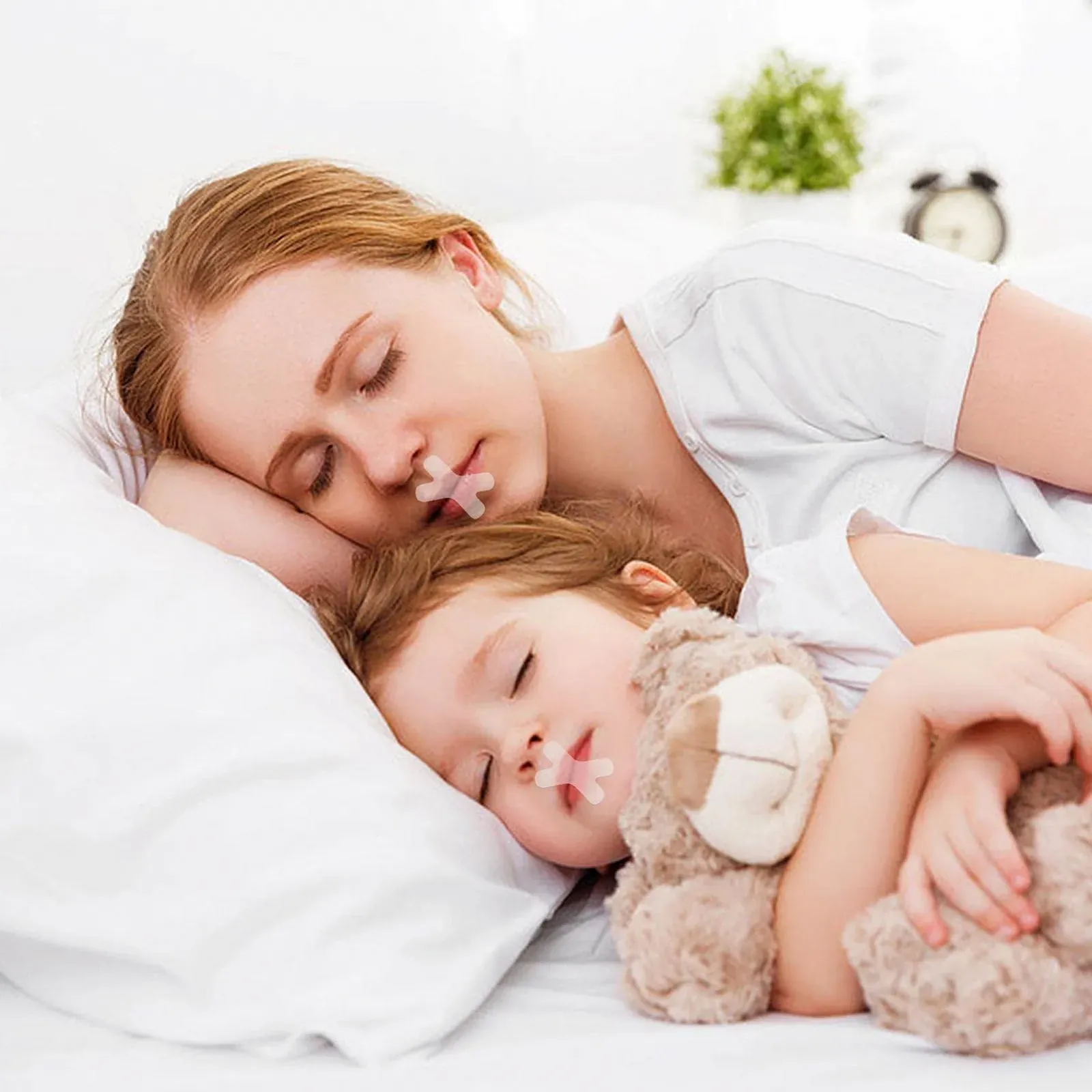 Смужки для рота проти хропіння backlight, 30 шт. покращене дихання носом, зменшення дихання ротом, покращений сон вночі, фото №2