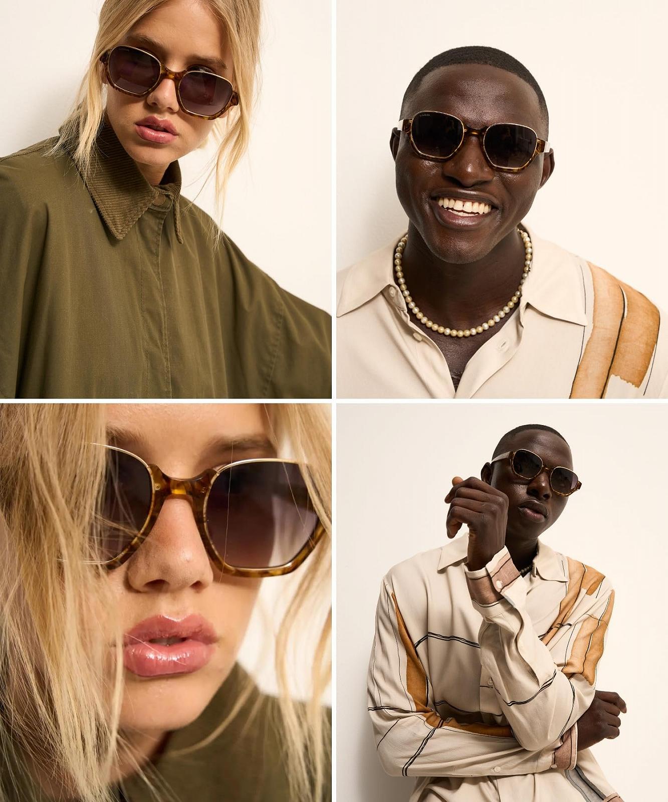 Сонцезахисні окуляри Без оправи Blackburn Італійські Модні Чоловічі Жіночі UV400, фото №4