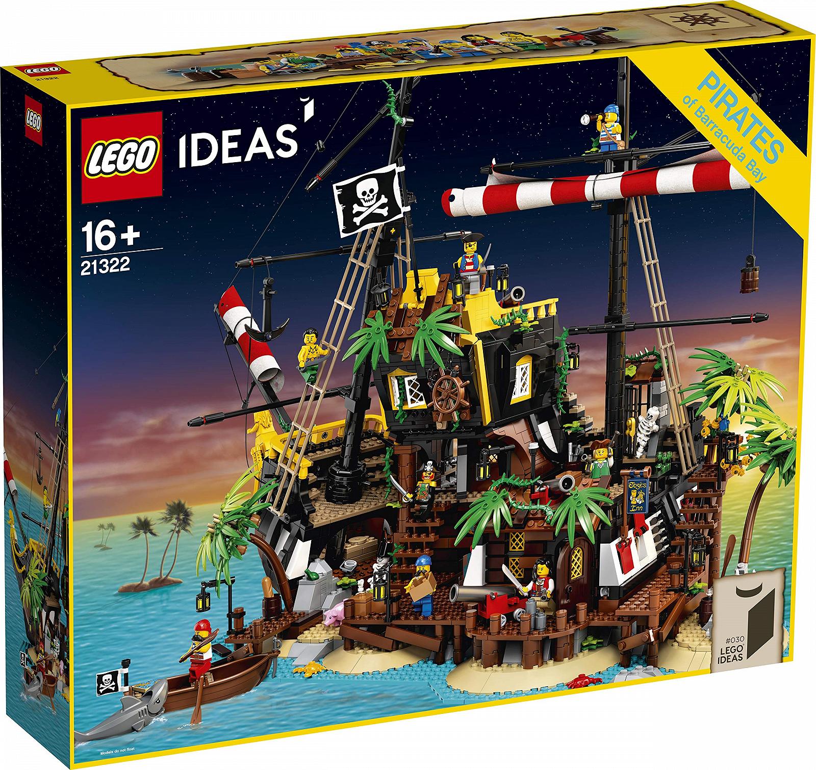 LEGO Ideas Pirates of Barracuda Bay (21322) 2545 штук, фото №1 LEGO Ideas Pirates of Barracuda Bay (21322) 2545 штук, фото №1