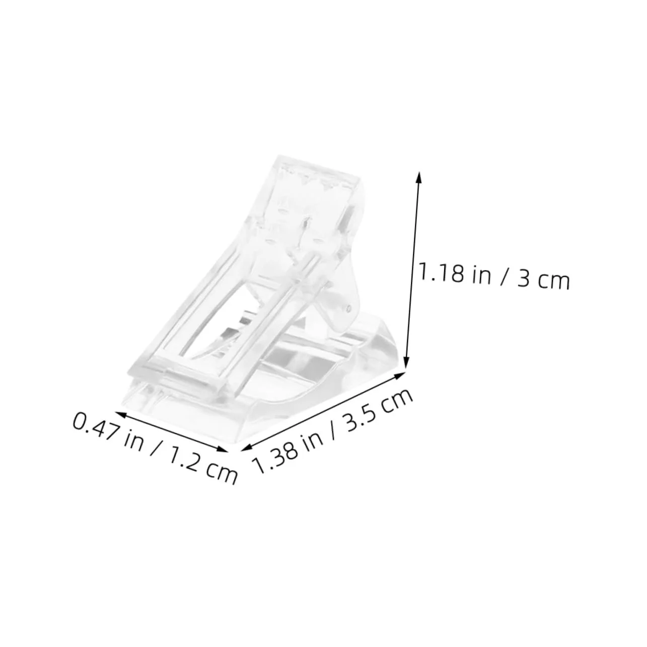 Клипсы для ногтей PACKOVE для быстрого дизайна ногтей, 40 шт, многоразовые, фото №2