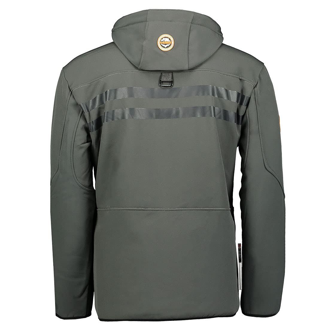 Куртка Geographical Norway Softshell Функциональная с капюшоном Ветрозащитная с высоким воротником Холодозащитная, фото №4