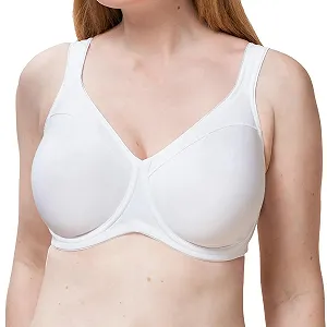 Бюстгальтер-мінімайзер Triumph Modern Soft & Cotton W01 100D Білий - Фото 1