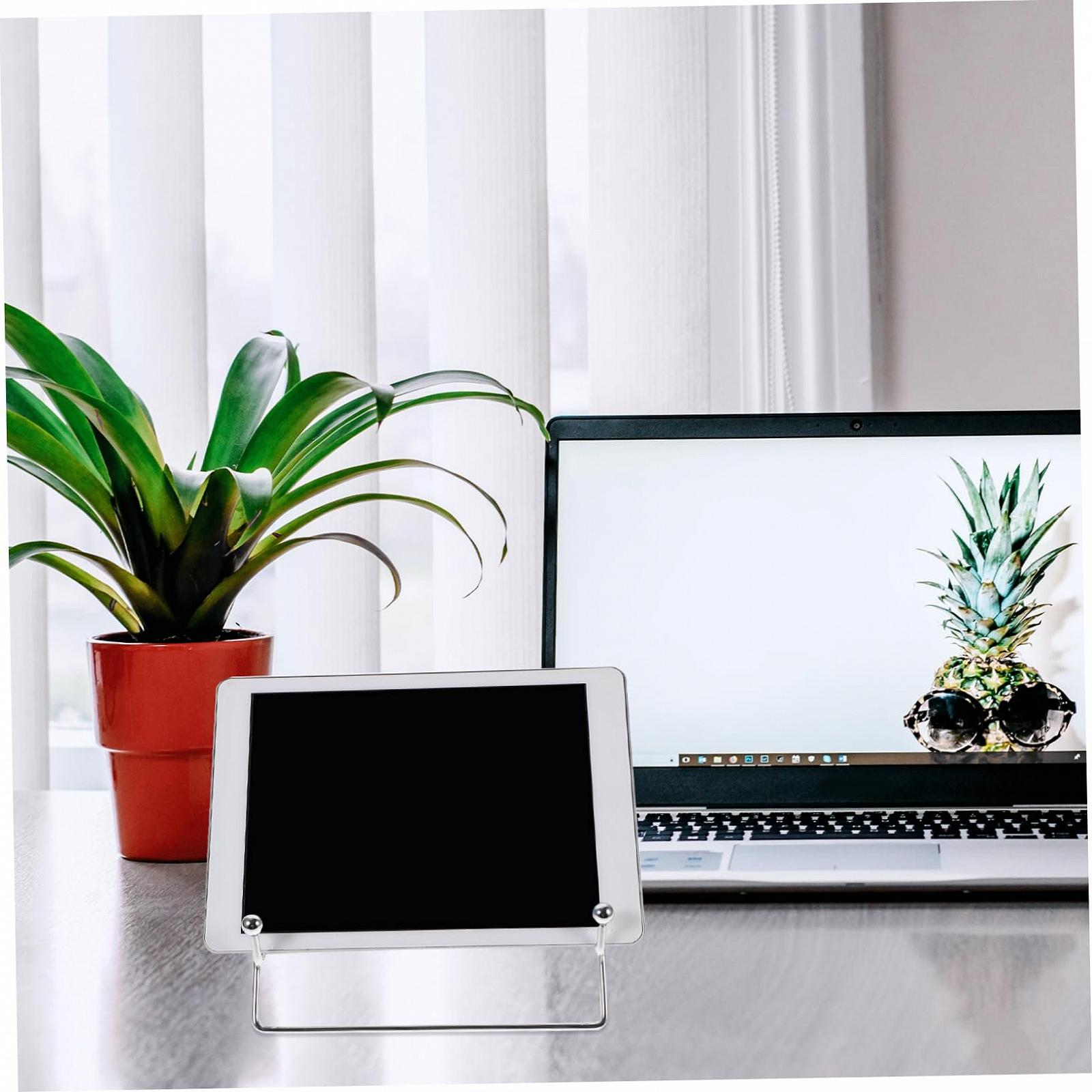 Подставка для ноутбука Эргономичная Складная Регулируемая для стола, Поддерживает Планшеты, Книги и Фотографии, Способствует Здоровой Осанке, фото №9