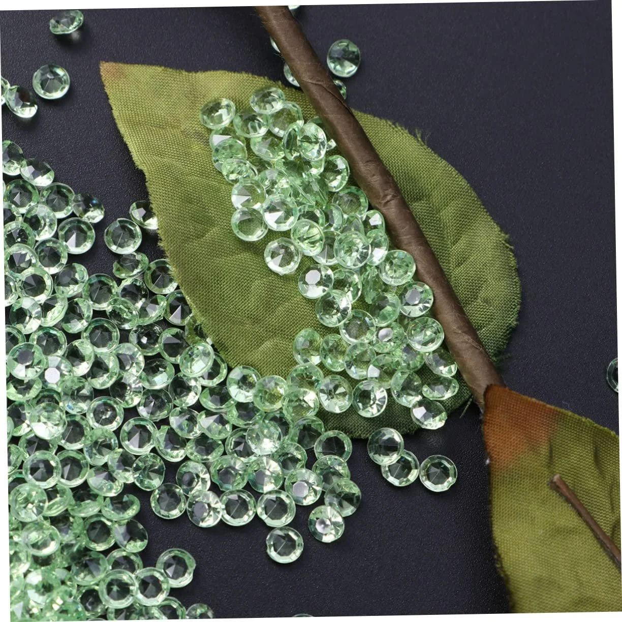 Стрази Акрилові IMIKEYA Круглі Плоска Задня Частина Рожеве Золото 10000 шт, фото №7