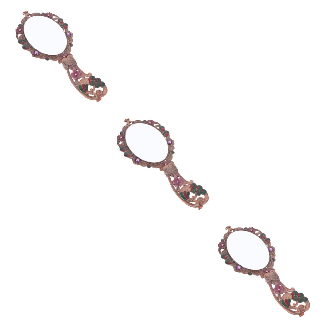 Ручное зеркало 3St Vintage Spiegel Taschenspiegel Mini-Косметическое зеркало Макияжное ручное складное зеркало Россия Путешествия Металл, фото №1 Ручное зеркало 3St Vintage Spiegel Taschenspiegel Mini-Косметическое зеркало Макияжное ручное складное зеркало Россия Путешествия Металл, фото №1