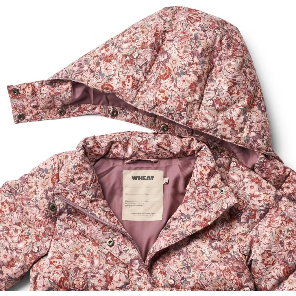 Куртка стьобана Wheat Yrsa Junior, зимова куртка-пуховик для дівчат, 100% перероблений поліестер, фото №4