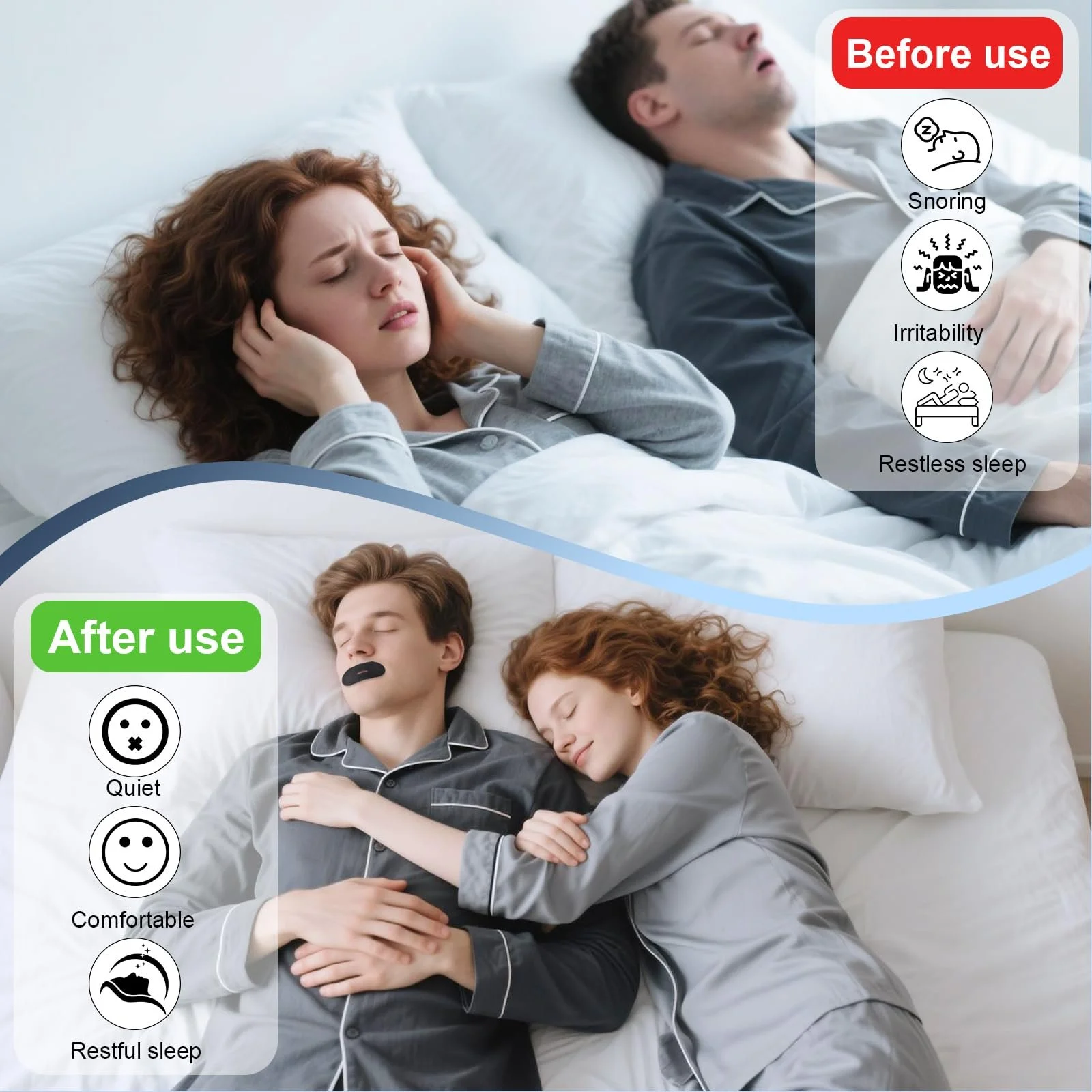 Пластирі для сну EVUMO від хропіння 62 шт, Чорний, фото №3 Пластирі для сну EVUMO від хропіння 62 шт, Чорний, фото №3