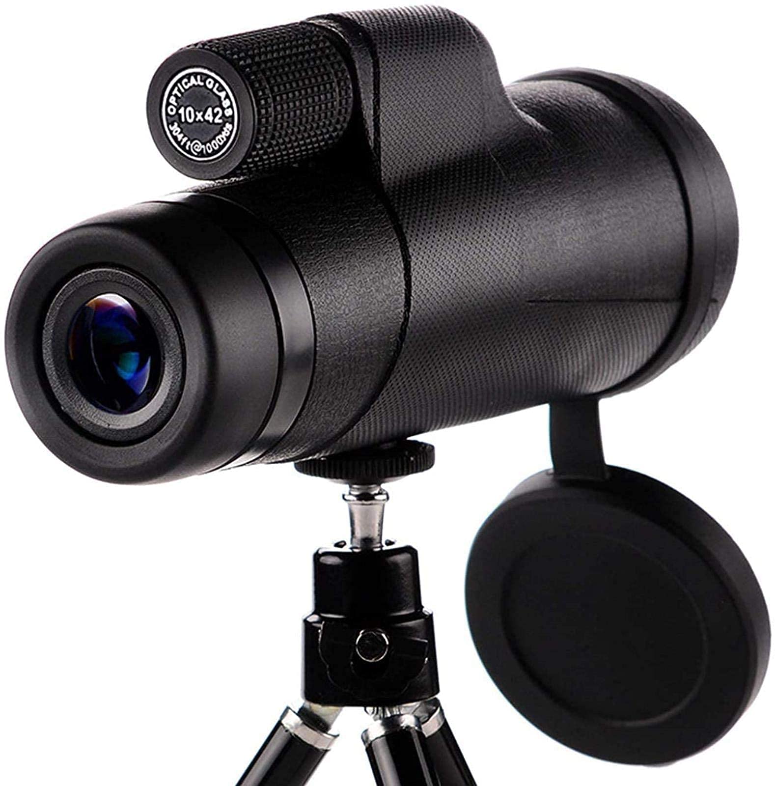 Monokular ROSG 12X50 Hd водонепроникне стійке до запотівання ударозахисне з об'єктивом Bak4 з тримачем для смартфона та штативом, фото №4