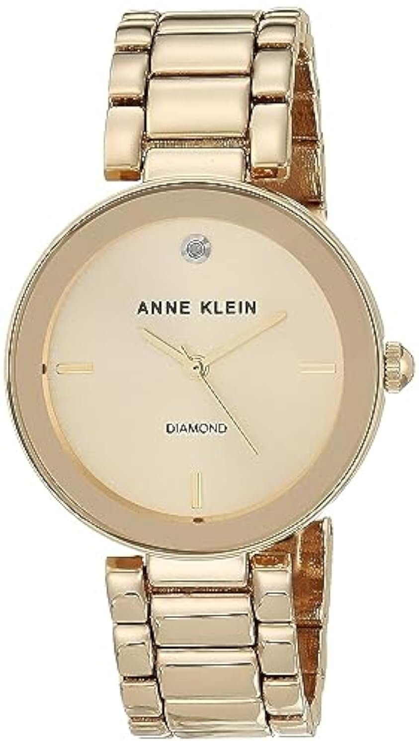 Женские часы Anne Klein с бриллиантом на циферблате, фото №1