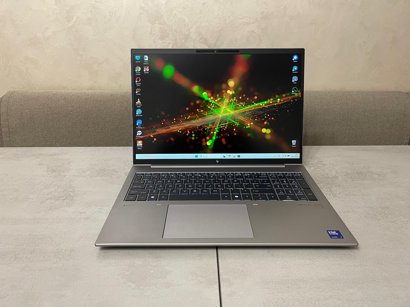 Ультрабук HP Zbook FireFly 16 G11, 16" FHD+ IPS, i7-155H, 16GB, 256GB SSD, фото №1