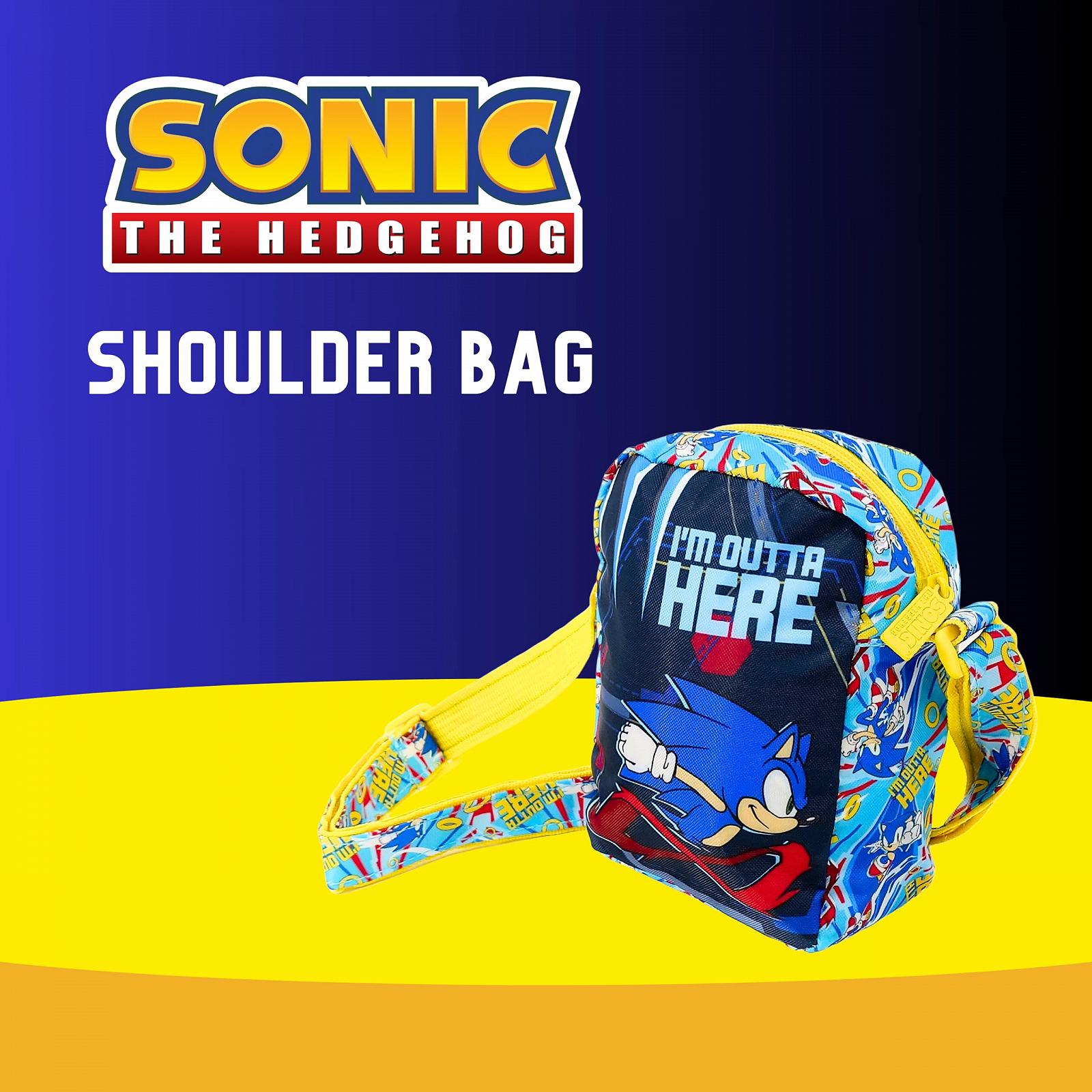 Сумка Sonic the Hedgehog для хлопчиків Sonic регульована, різнокольорова, фото №2