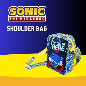 Сумка Sonic the Hedgehog для хлопчиків Sonic регульована, різнокольорова synthetic.ua - Фото 1