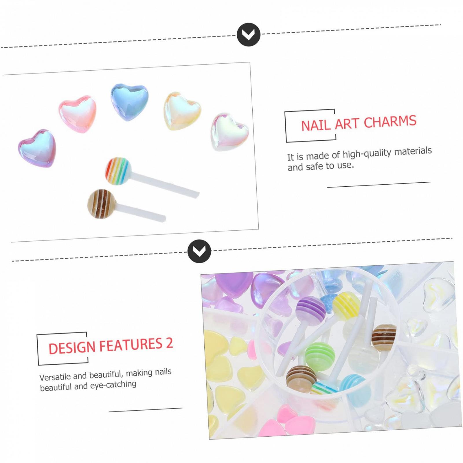 Украшения для ногтей Сердце FRCOLOR Набор 3 шт. Смола Камни Характеристики, фото №9 Украшения для ногтей Сердце FRCOLOR Набор 3 шт. Смола Камни Характеристики, фото №9