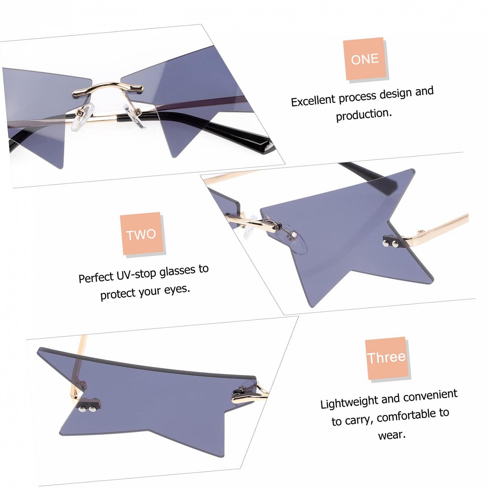 PACKOVE 5шт. Святкові окуляри, модні окуляри, вінтажні, фото №6
