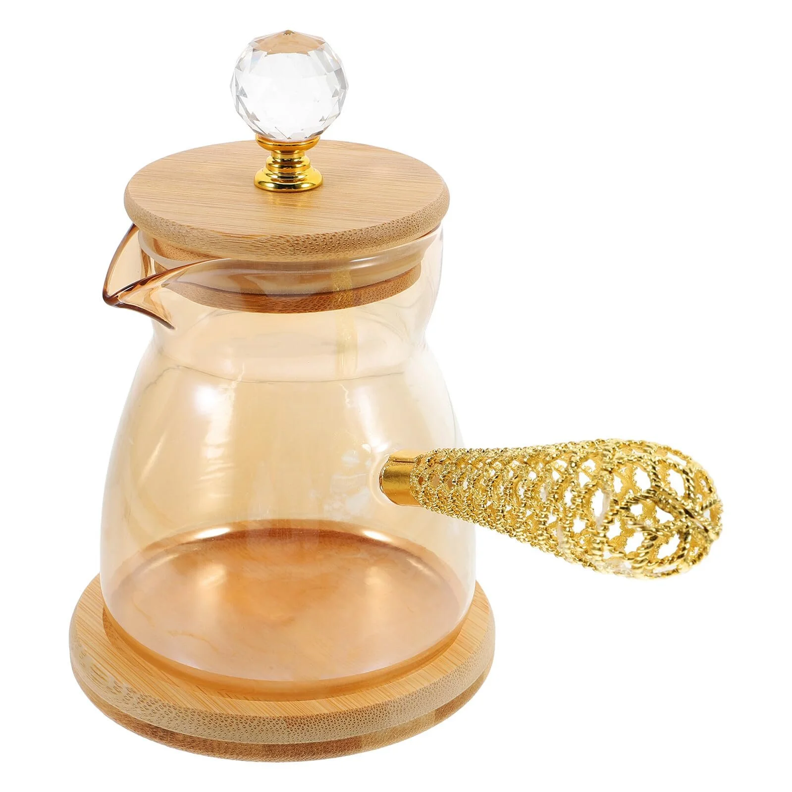 Кофейник NUOBESTY Ретро Стеклянный 350 мл, фото №1