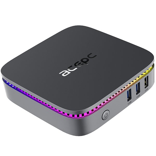 Міні-ПК Acepc PicoBox Pro AK1 / Intel N100 / RAM 16GB / SSD 512GB / LAN / Wi-Fi / Bluetooth / Windows 11 / Сірий, фото №3