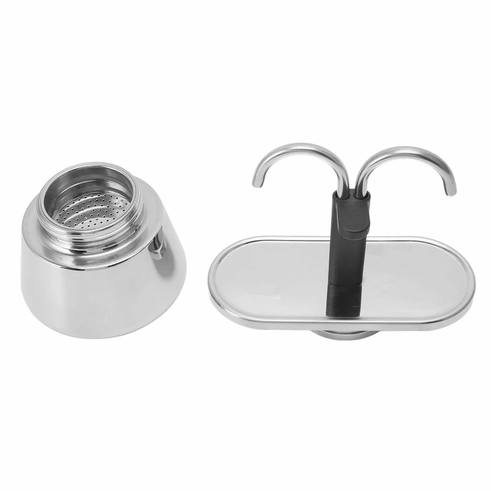 Мока Кавник Aoresac 2 Чашки, Компактна Кавоварка з Нержавіючої Сталі, фото №9