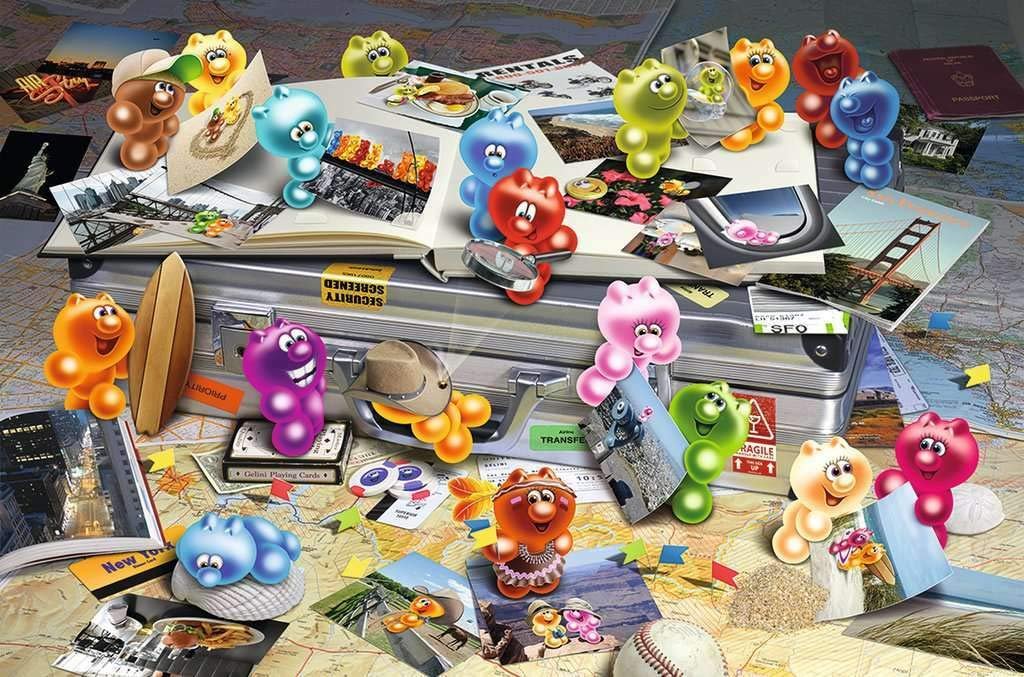 Пазл Ravensburger Gelini 17064 Travelling 3000 элементов, фото №2 Пазл Ravensburger Gelini 17064 Travelling 3000 элементов, фото №2