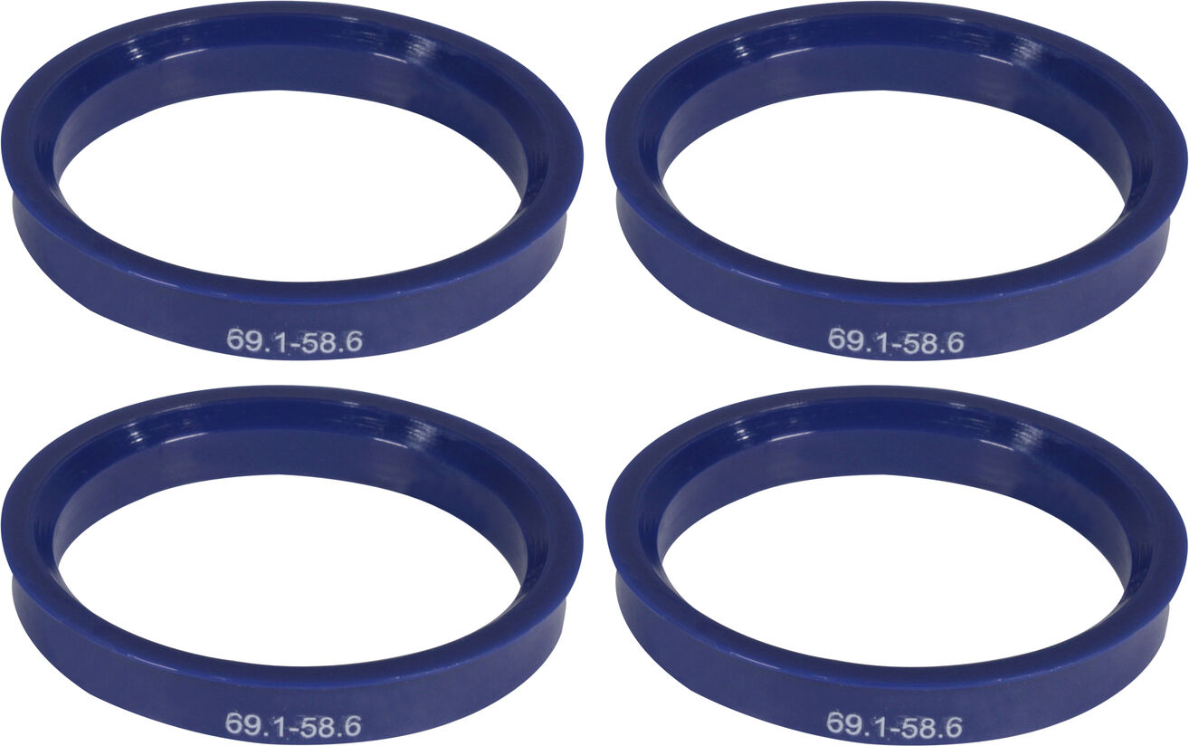 Кільця центрувальні для колісних дисків 69.1-58.6 Walline термопластик WL, фото №1 Кільця центрувальні для колісних дисків 69.1-58.6 Walline термопластик WL, фото №1