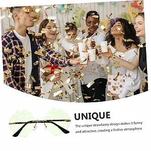 Сонцезахисні Окуляри LIFKOME Полуничні 2 Пари Без оправи synthetic.ua - Фото 1