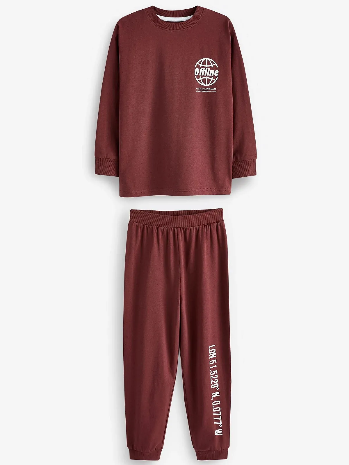 Комплект пижам NEXT 3 шт с длинными рукавами, фото №3