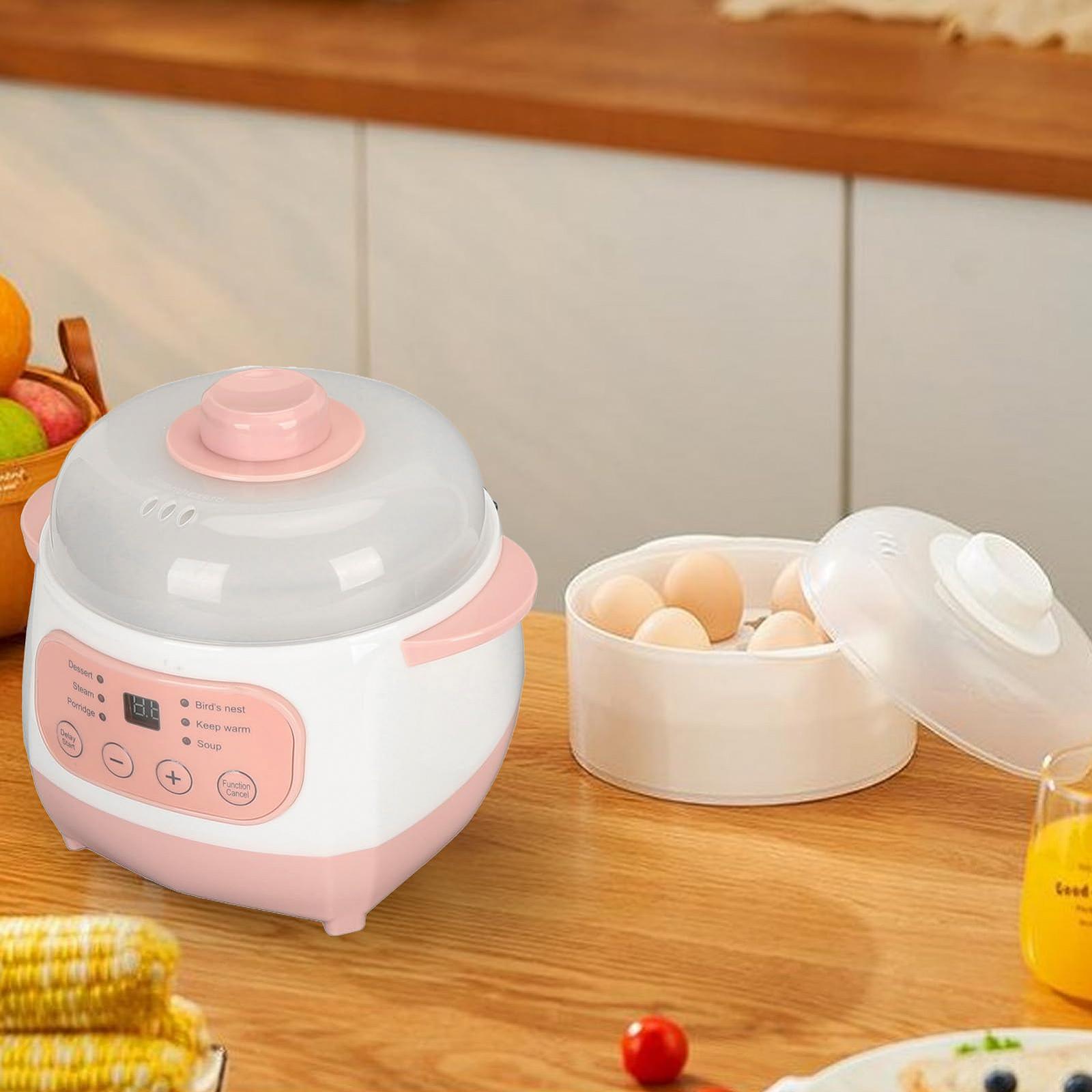 Електрична Мультиварка Smart Twin 1L Керамічна рожева, фото №4