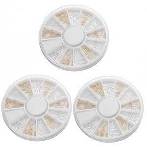 Металеві заклепки для нігтів Набір для прикрас для самостійного дизайну - Фото 1