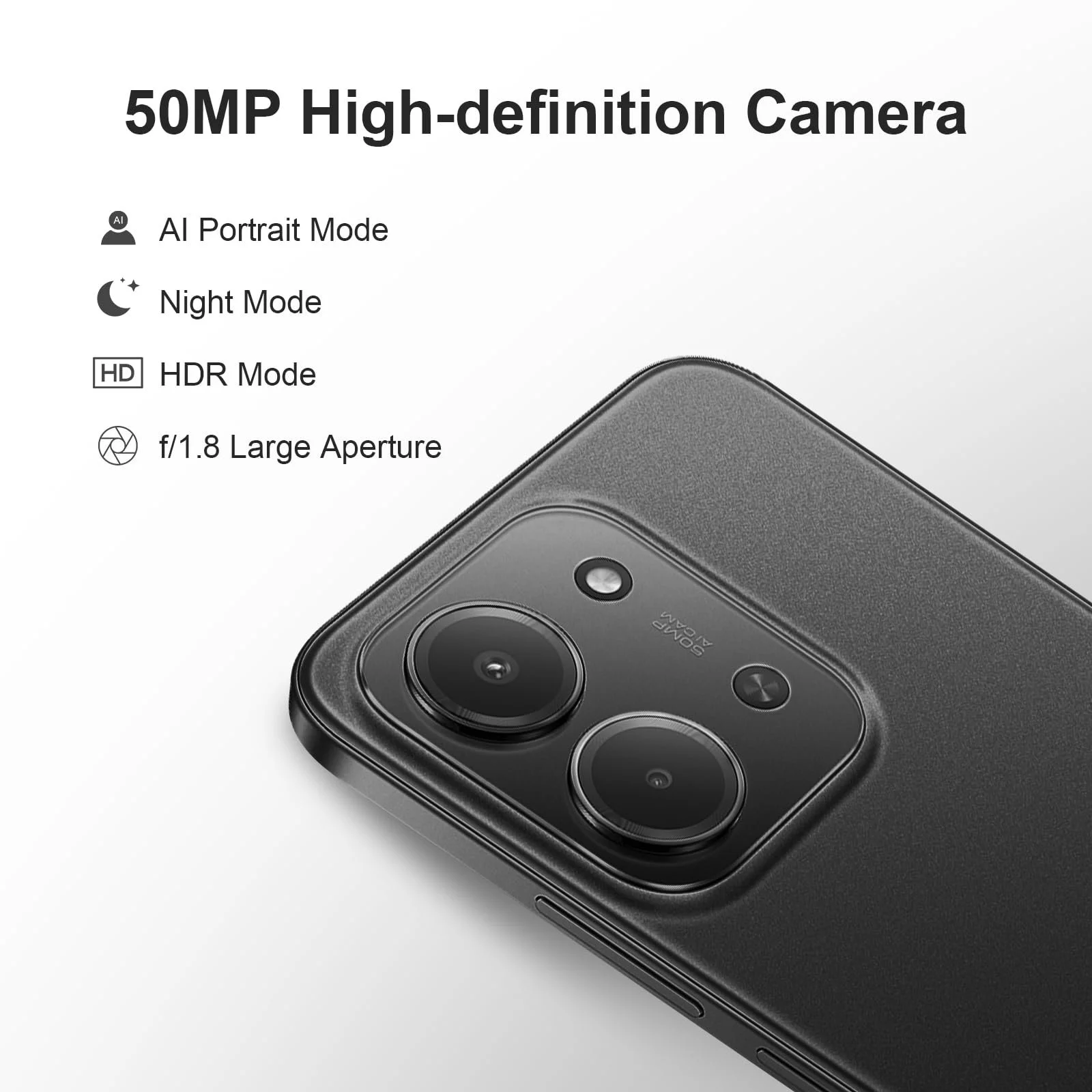 Смартфон Xiaomi Redmi 15C Dual 256GB 4GB RAM Полуночный черный, фото №5 Смартфон Xiaomi Redmi 15C Dual 256GB 4GB RAM Полуночный черный, фото №5