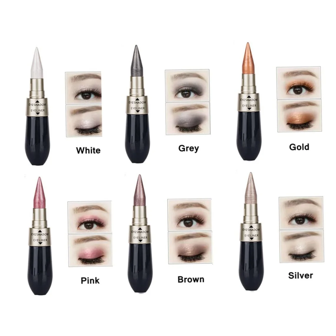 Карандаш для глаз 2 в 1 Doppelkopf, фото №5 Карандаш для глаз 2 в 1 Doppelkopf, фото №5