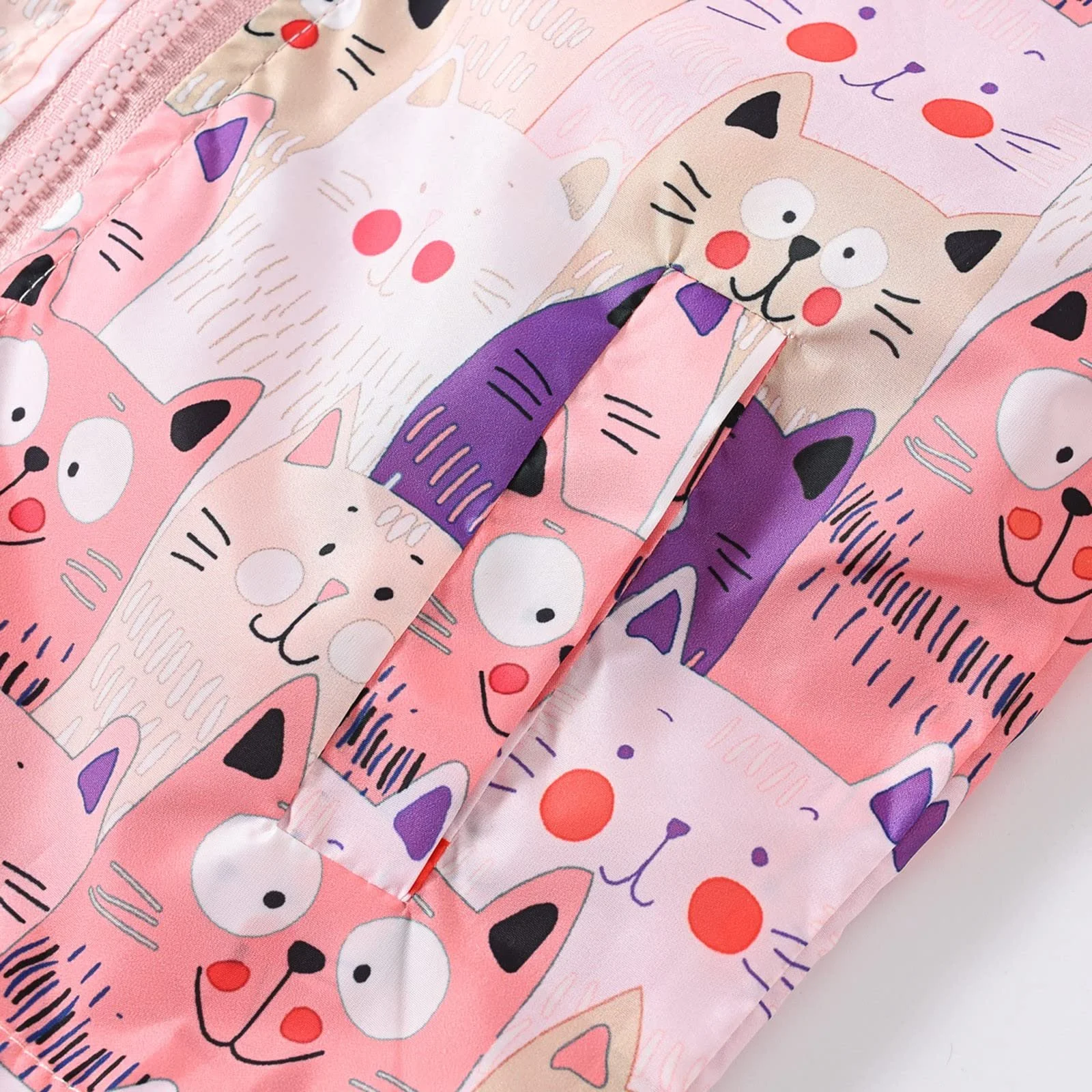 Дитяча дощова куртка з капюшоном, водонепроникна, фото №8