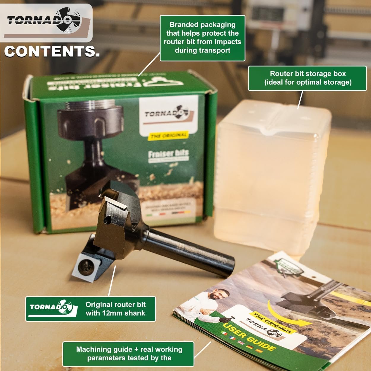 Фреза Fraiser Tornado / 60 мм / Чорний, фото №4