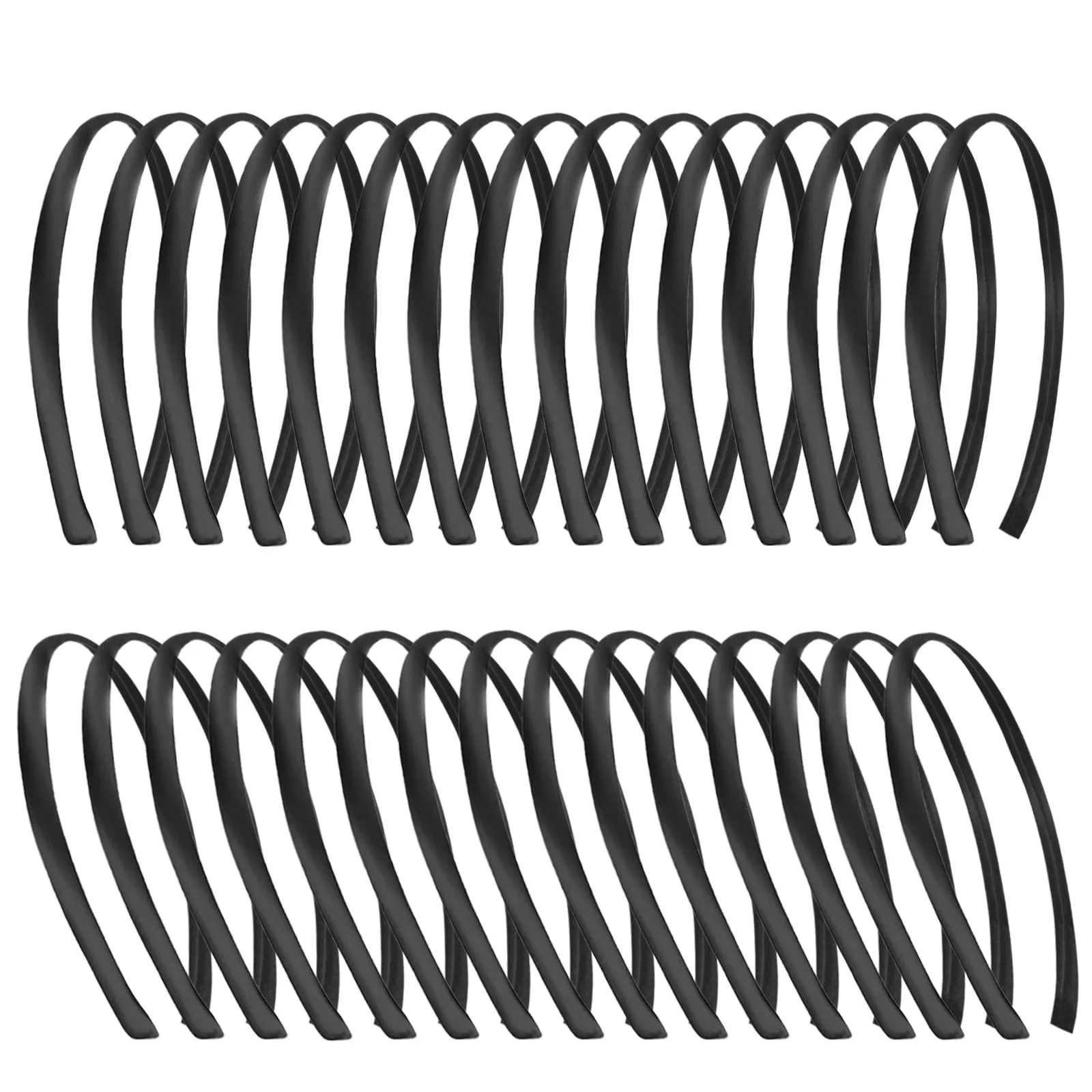 Набір обручів 30 шт, атлас, 1 см, фото №1